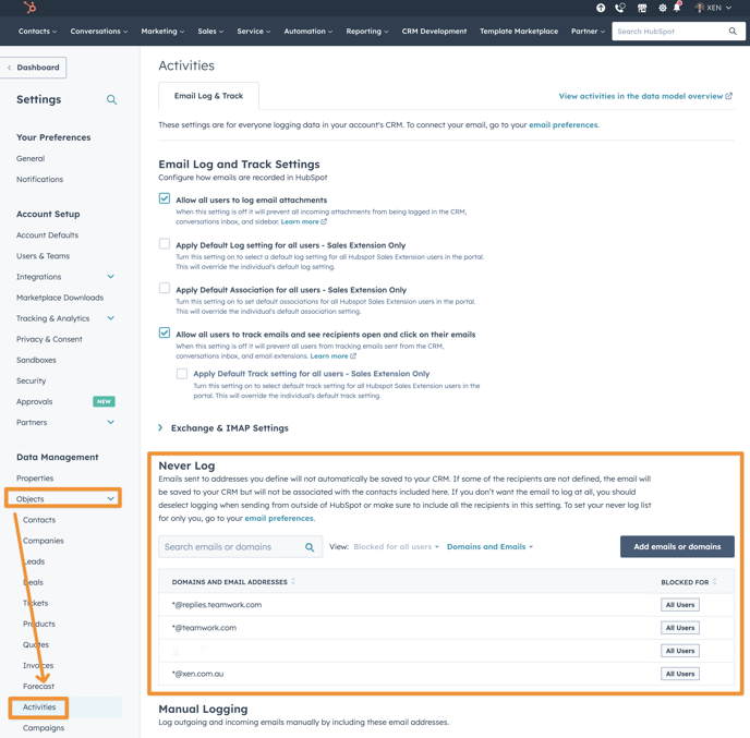 hubspot-neverlog-settings-2