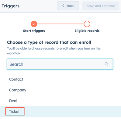 Create a  workflow